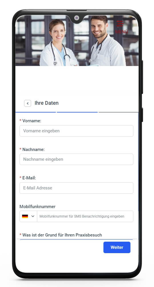 mobile-patient-daten-praxis-onlinekalender-LUX-digitale-Praxis